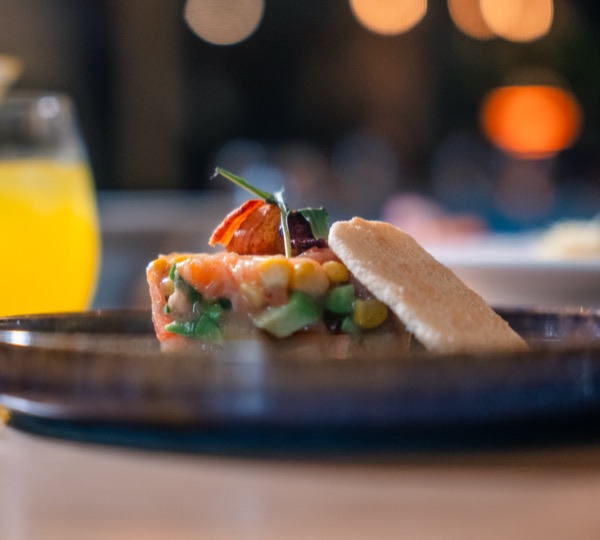 Lunchgerecht bij daglicht